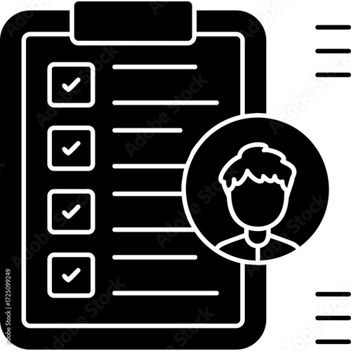 Resume Icon Vector Element
