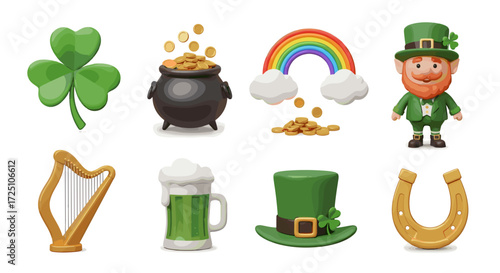St patricks day elements