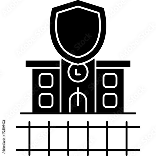 Train Station Icon Vector Element