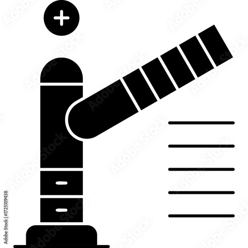 Barrier Icon Vector Element