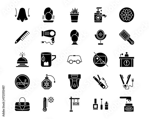 Spa Line Vector Icons