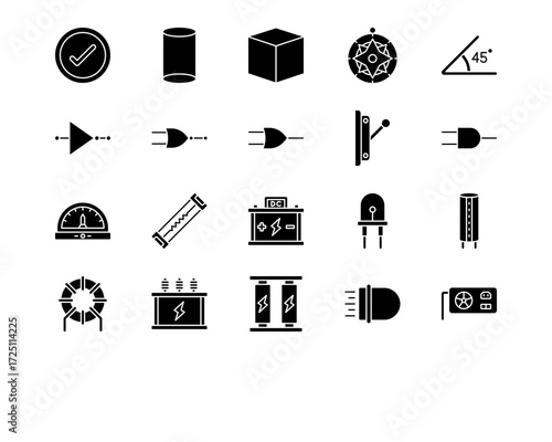 School Line Vector Icons