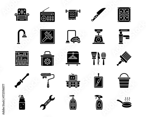 Homeware Line Vector Icons