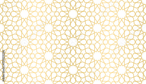 Seamless geometric ornament based on traditional arabic art, Great design for fabric, textile, cover, wrapping paper, background.