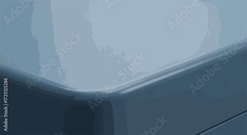 Car paint close up showing blue car paint, showcasing modern vehicle surface. Car paint reveals smooth texture, automotive detail in blue. Car paint for abstract background,
