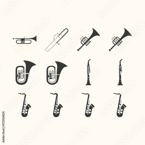 Vector art of collection of six vintage woodworking emblems and logos featuring circular saws and axes with the word woodworking and company or carpentry on banners, isolated on a light background