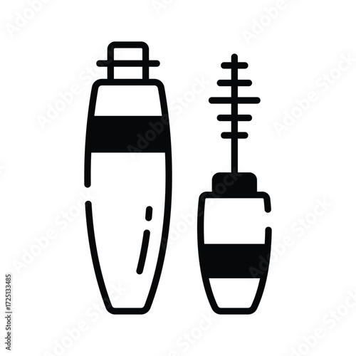 Get this creatively designed amazing icon of mascara in trendy style