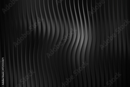 Wallpaper Mural Abstract dark wavy vertical lines background with subtle lighting Torontodigital.ca