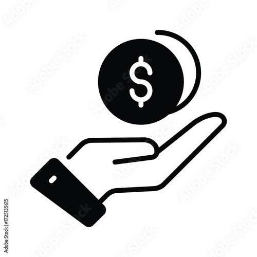 Take your hands on this amazing flat outline icon of payment