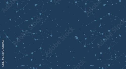 A dynamic composition of interconnected geometric shapes, including polygons and circles, forming a minimalist and abstract seamless background in a clean Flat Design style. 