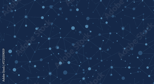 A dynamic composition of interconnected geometric shapes, including polygons and circles, forming a minimalist and abstract seamless background in a clean Flat Design style. 