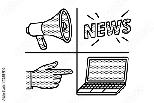 Sharing news through media platforms with visuals and audience engagement strategies in modern communication