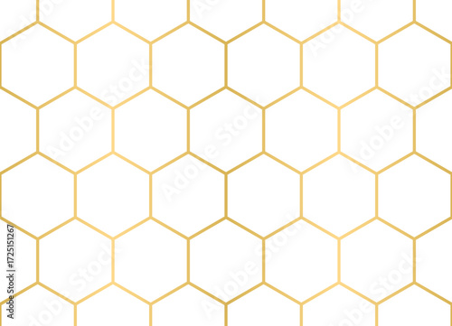 geometric hexagon minimal grid graphic pattern, Hexagonal netting. Honeycomb background.