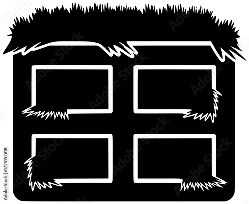 dry illustration agriculture silhouette crop logo farm icon bale outline rural haystack straw nature harvest agricultural autumn hay grass shape landscape vector graphic background