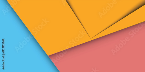 Abstract modern shape material design. Material Design Background or banner .Vector illustration