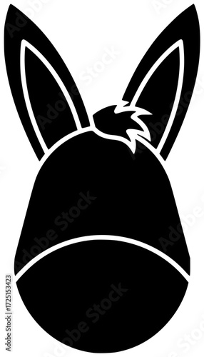 donkey illustration mule silhouette nature logo animal icon mammal outline horse cute farm white cartoon domestic grey head wild shape women vector graphic background