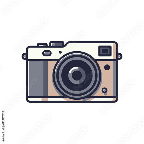 Vintage camera with detailed design, capturing memories in a vibrant setting