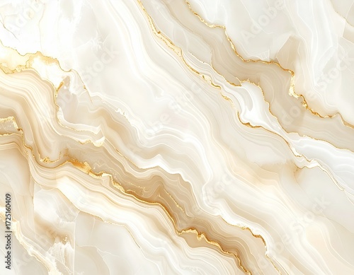 Abstract marble pattern in cream, beige, and gold