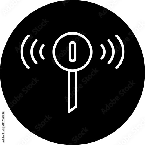 Smart Key line icon style