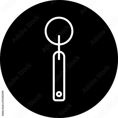 Pizza Cutter line icon style