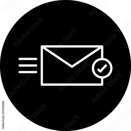 Mail line icon style