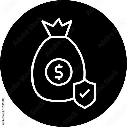 Insurance line icon style