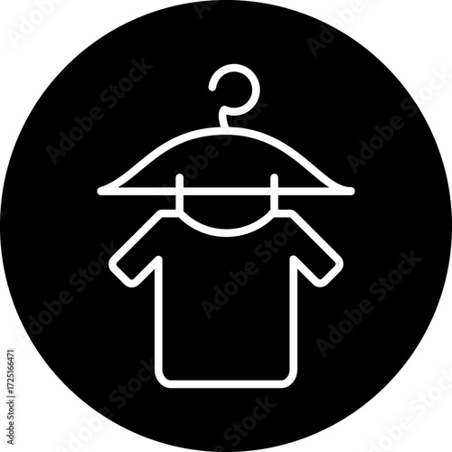 Laundry Line Icon Style