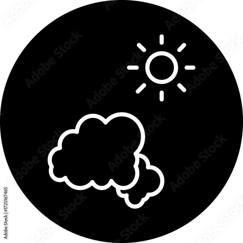 Sunny Line Icon Style