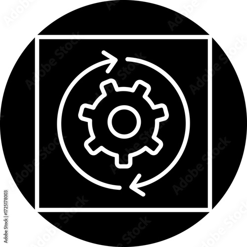 Automation Line Icon Style