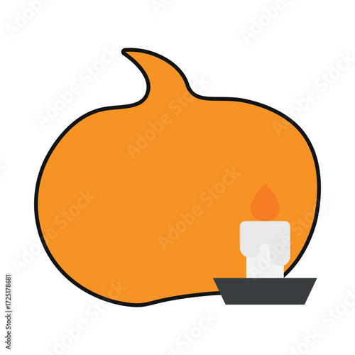 Halloween Speech Bubble