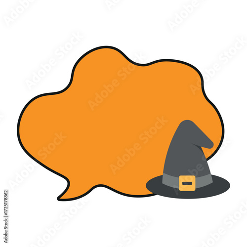Halloween Speech Bubble