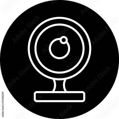 Webcam Line Icon Style