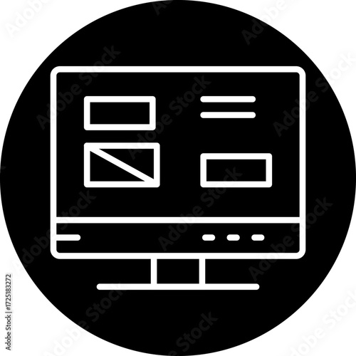 Mockup Design Line Icon Style