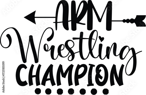 arm wrestling svg Design