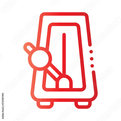 lyre icon with style gradient