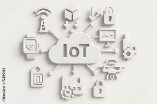 Innovative IoT Network Smart Devices  Cloud Connectivity
