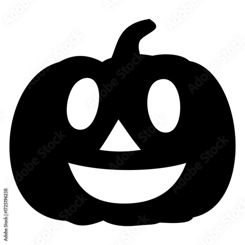 Logo con calabaza de Halloween alegre para tarjetas y felicitaciones	