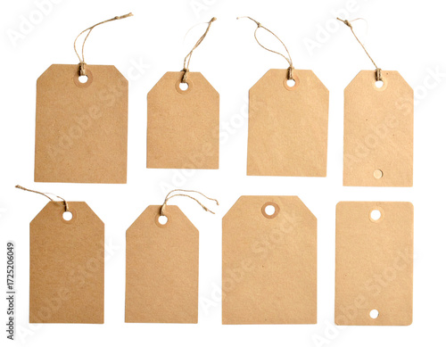 blank price tags