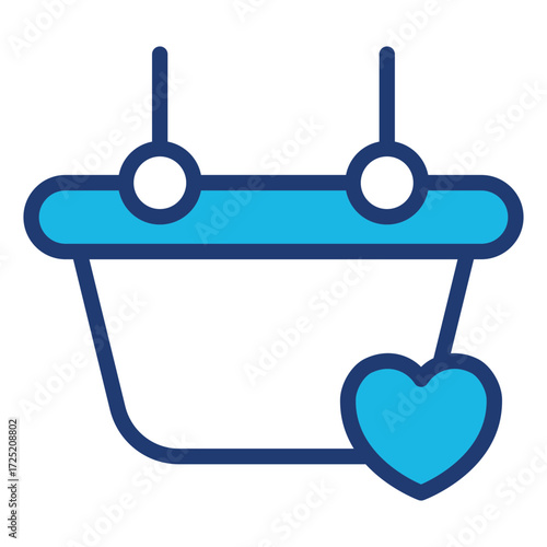 Like Items vector icon stock illustration