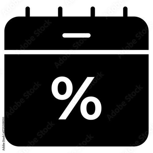 Black Friday vector icon stock illustration