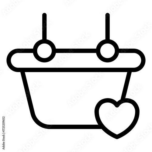 Like Items vector icon stock illustration