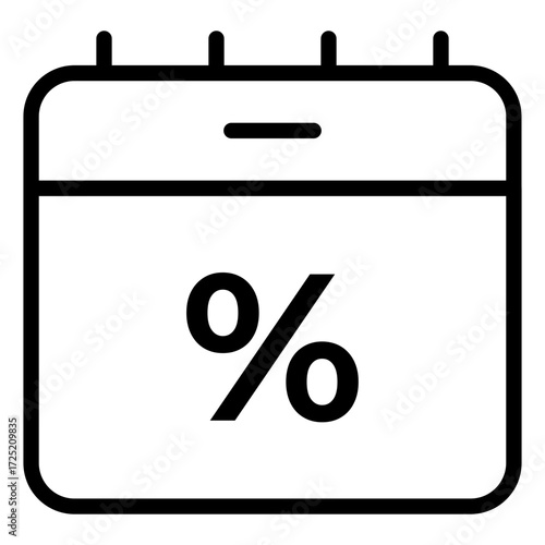 Black Friday vector icon stock illustration