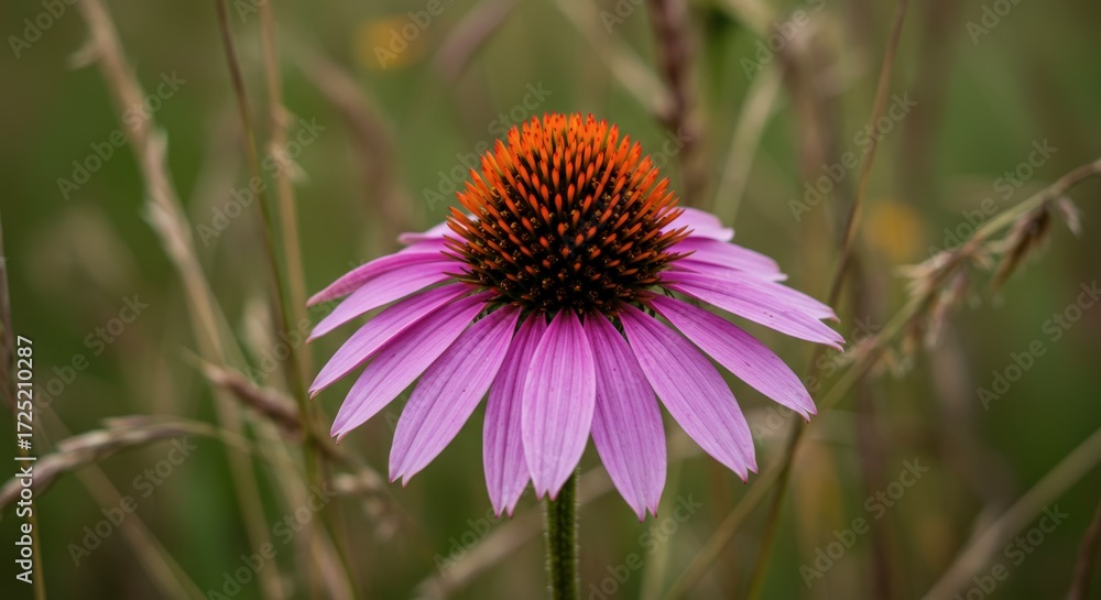 Obraz premium Purple flower in field