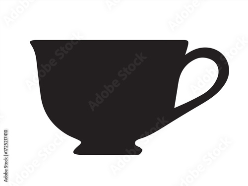 Isolated white ceramic coffee mug and saucer isolated on transparent background