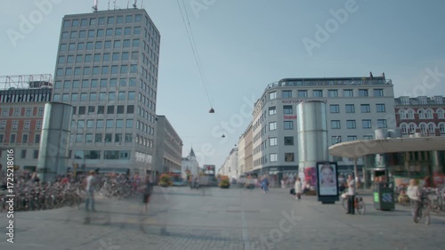 Copenhagen city time lapse visuals