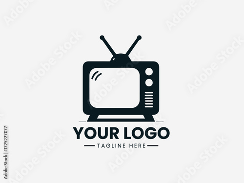 Modern human brain vector logo with connecting dots and light bulb for creative marketing agency branding