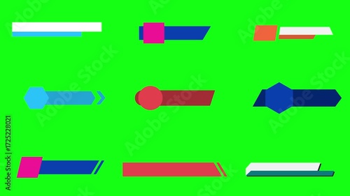 Green Screen Motion Graphics Lower Third Effect