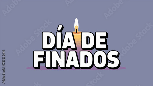 Día de Finados Candlelight Remembrance Design
