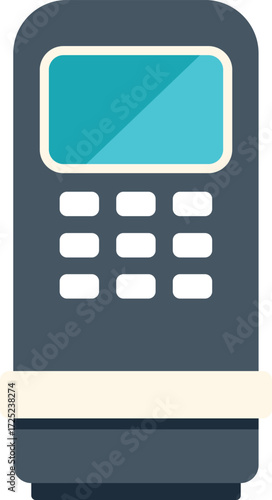 Pos terminal processing a contactless payment using nfc technology