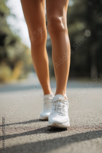 A close-up view of a person